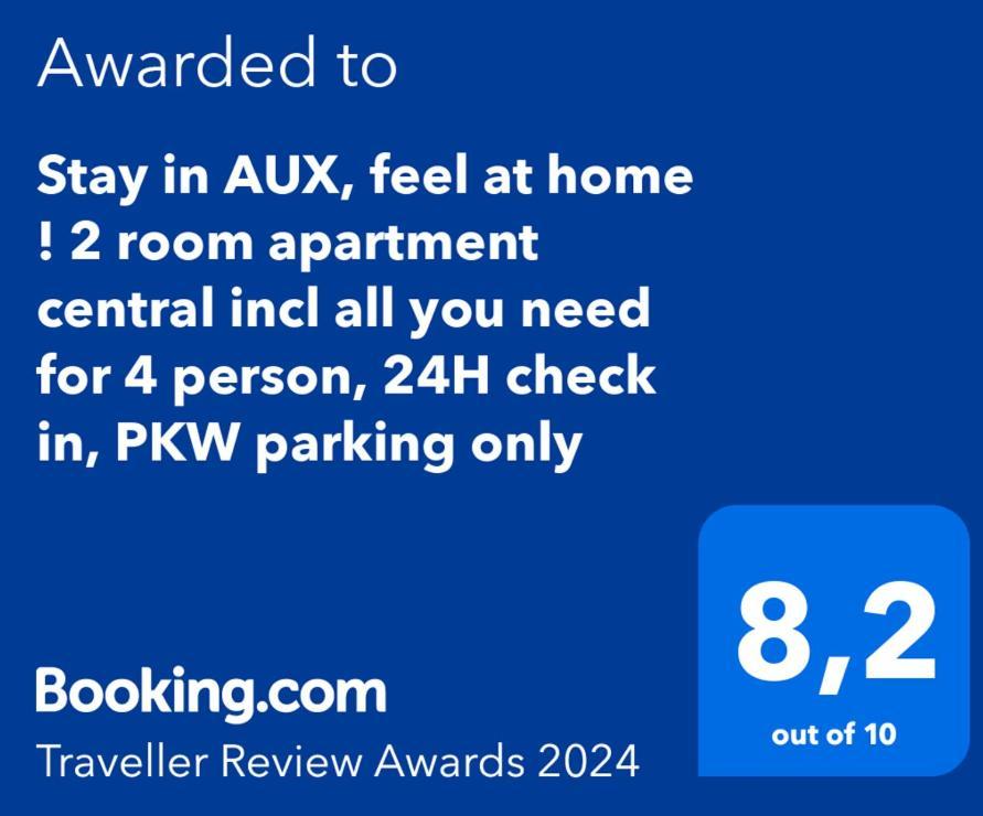 Stay In Aux, Feel At Home ! 2 Room Apartment Central Incl All You Need For 4 Person, 24H Check In, Pkw Parking Only Augsburg Kültér fotó